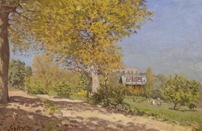 Near Louveciennes by Alfred Sisley
